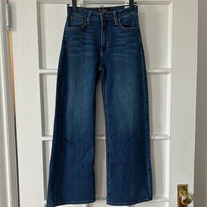Just Black Denim The Slim Wide Leg in Dark Denim -- Size 24